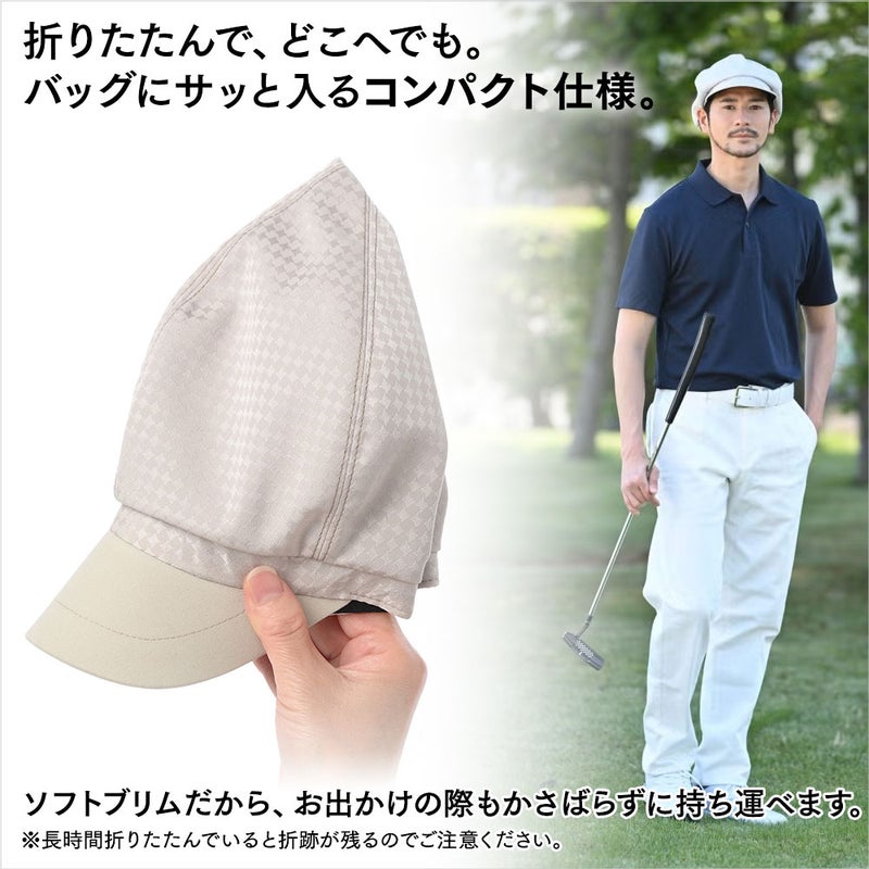 ノックスのゴルフキャスケット Aeria Golf Cas（エアリア ゴルフキャス） ナチュラル