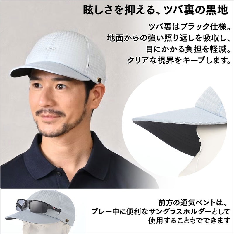 ノックスのゴルフキャップ Aeria Golf Cap（エアリア ゴルフキャップ） ブルー
