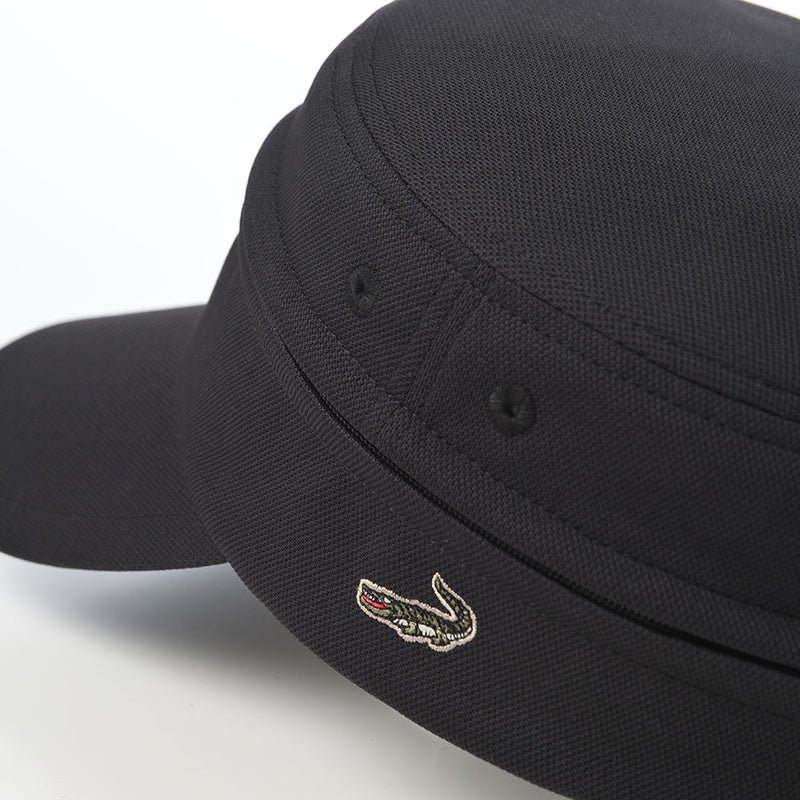 クロコダイルのサンバイザー Air Mesh 2way Golf Cap（エアメッシュ ツーウェイ ゴルフキャップ） ブラック