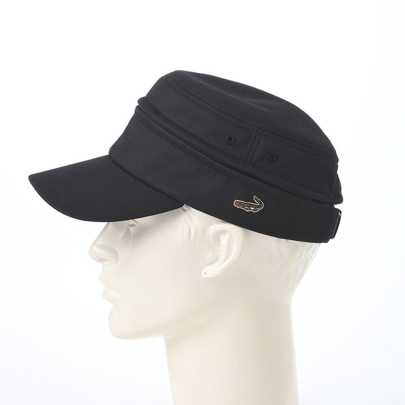 クロコダイルのサンバイザー Air Mesh 2way Golf Cap（エアメッシュ ツーウェイ ゴルフキャップ） ブラック