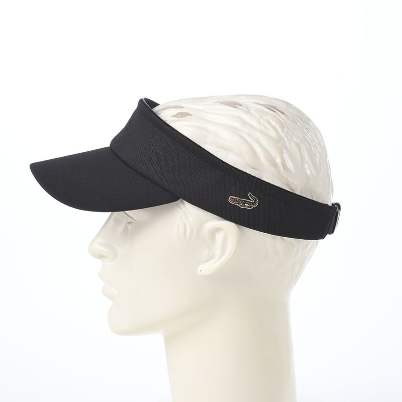 クロコダイルのサンバイザー Air Mesh 2way Golf Cap（エアメッシュ ツーウェイ ゴルフキャップ） ブラック