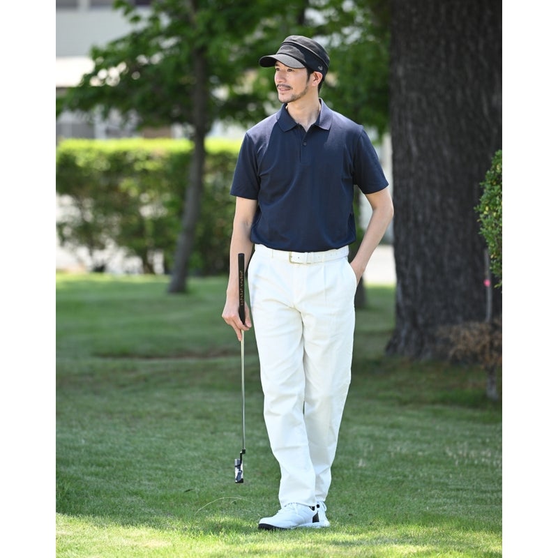 クロコダイルのサンバイザー Air Mesh 2way Golf Cap（エアメッシュ ツーウェイ ゴルフキャップ） ブラック