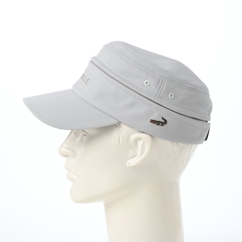 クロコダイルのサンバイザー Air Mesh 2way Golf Cap（エアメッシュ ツーウェイ ゴルフキャップ） ライトグレー