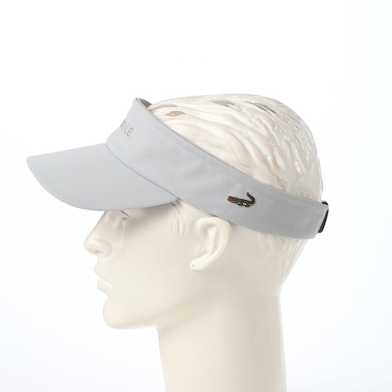 クロコダイルのサンバイザー Air Mesh 2way Golf Cap（エアメッシュ ツーウェイ ゴルフキャップ） ライトグレー