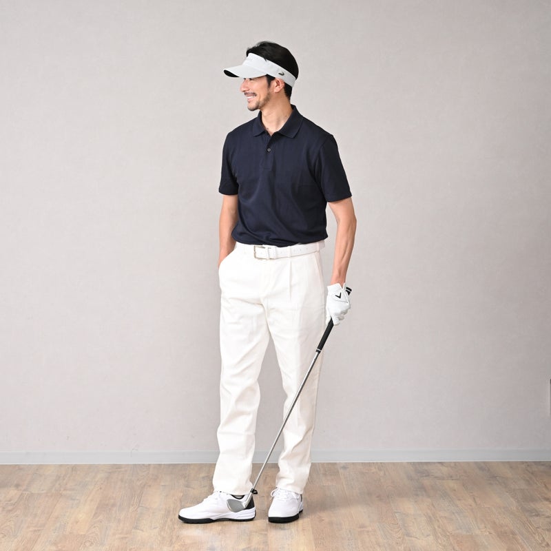 クロコダイルのサンバイザー Air Mesh 2way Golf Cap（エアメッシュ ツーウェイ ゴルフキャップ） ライトグレー