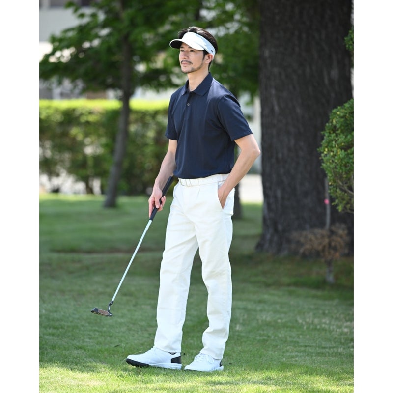 クロコダイルのサンバイザー Air Mesh 2way Golf Cap（エアメッシュ ツーウェイ ゴルフキャップ） ライトグレー