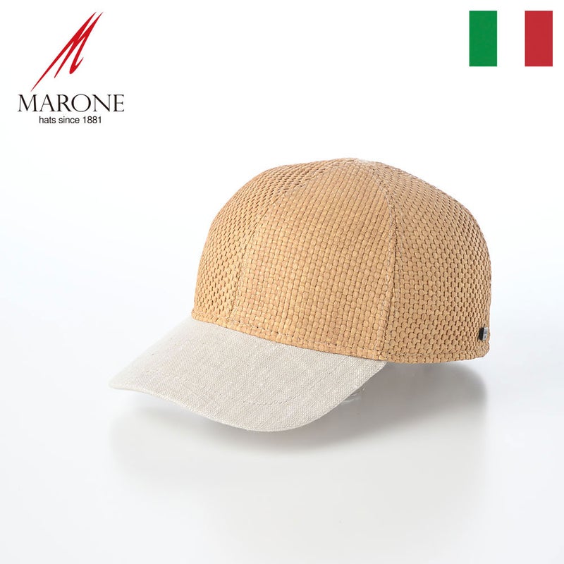 マローネのキャップ Laguna Golf Cap（ラグーナ ゴルフキャップ） CT936 キャメル