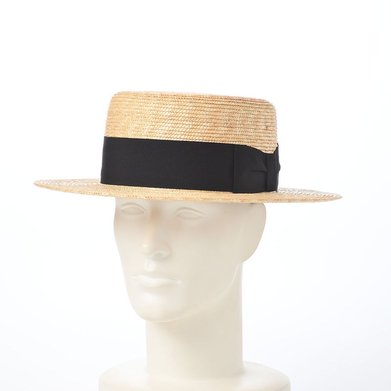 ステットソンのカンカン帽 STRAW BRAID KANKAN HAT（ストローブレード カンカンハット） SE853 ベージュ