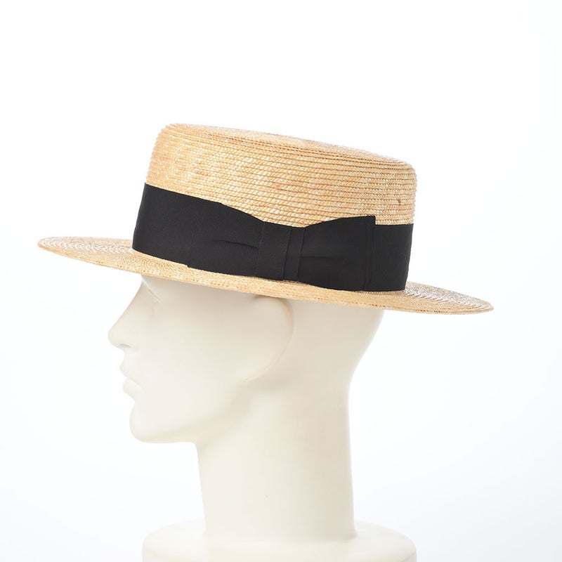 ステットソンのカンカン帽 STRAW BRAID KANKAN HAT（ストローブレード カンカンハット） SE853 ベージュ