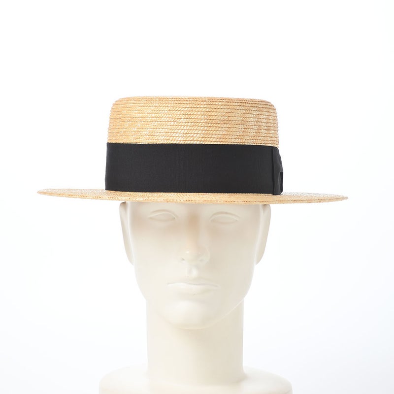 ステットソンのカンカン帽 STRAW BRAID KANKAN HAT（ストローブレード カンカンハット） SE853 ベージュ
