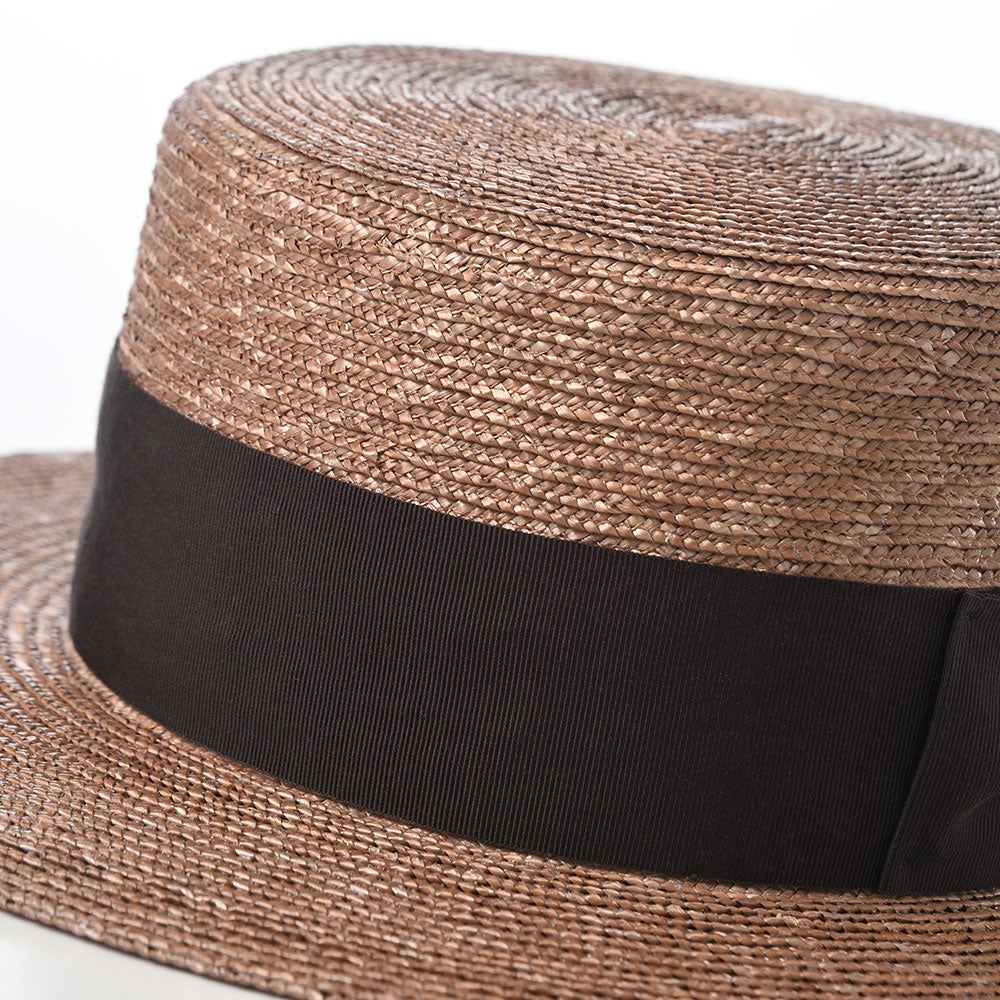 ステットソン カンカン帽 STRAW BRAID KANKAN HAT（ストローブレード