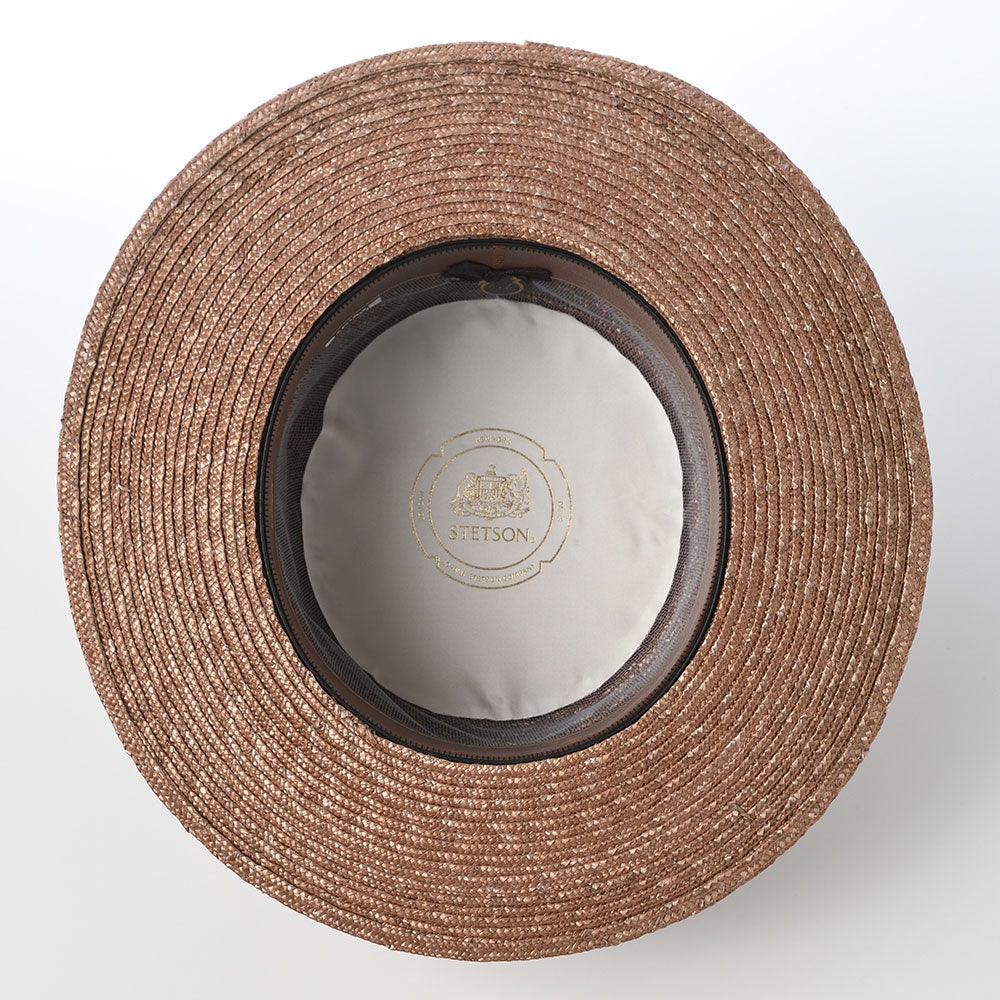 ステットソン カンカン帽 STRAW BRAID KANKAN HAT（ストローブレード