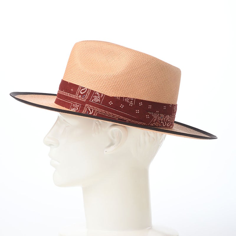 ステットソンのパナマハット HERITAGE BANDANA PANAMA（ヘリテージ バンダナ パナマ） SE872 キャメル