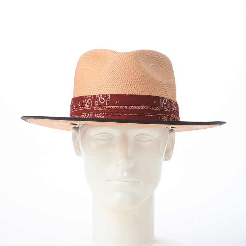 ステットソンのパナマハット HERITAGE BANDANA PANAMA（ヘリテージ バンダナ パナマ） SE872 キャメル