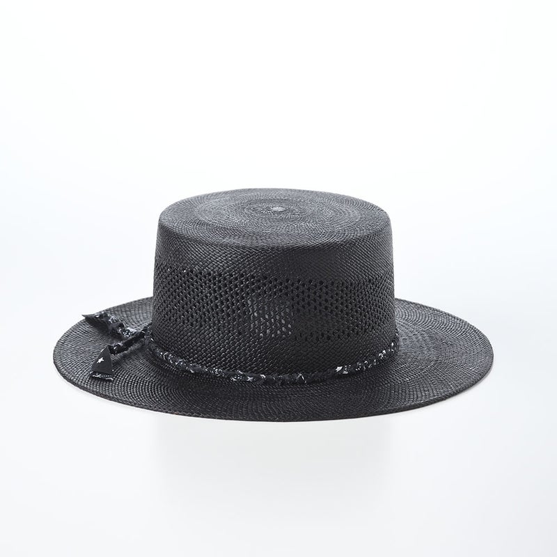 ステットソンのボーターハット VENTED FLAT BANDANA PANAMA（ベンテッド フラット バンダナ パナマ） SE873 ブラック