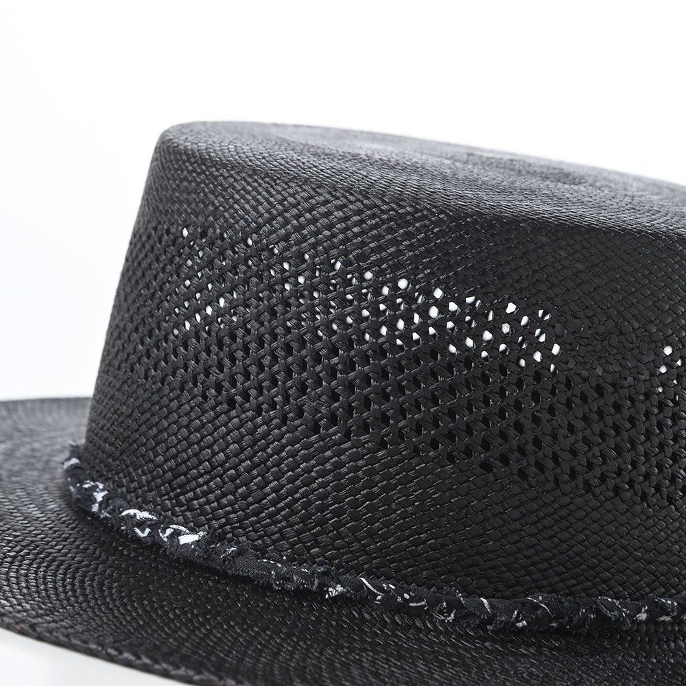 ステットソン ボーターハット VENTED FLAT BANDANA PANAMA（ベンテッド