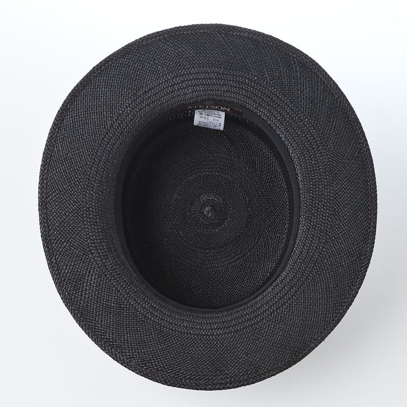 ステットソンのボーターハット VENTED FLAT BANDANA PANAMA（ベンテッド フラット バンダナ パナマ） SE873 ブラック