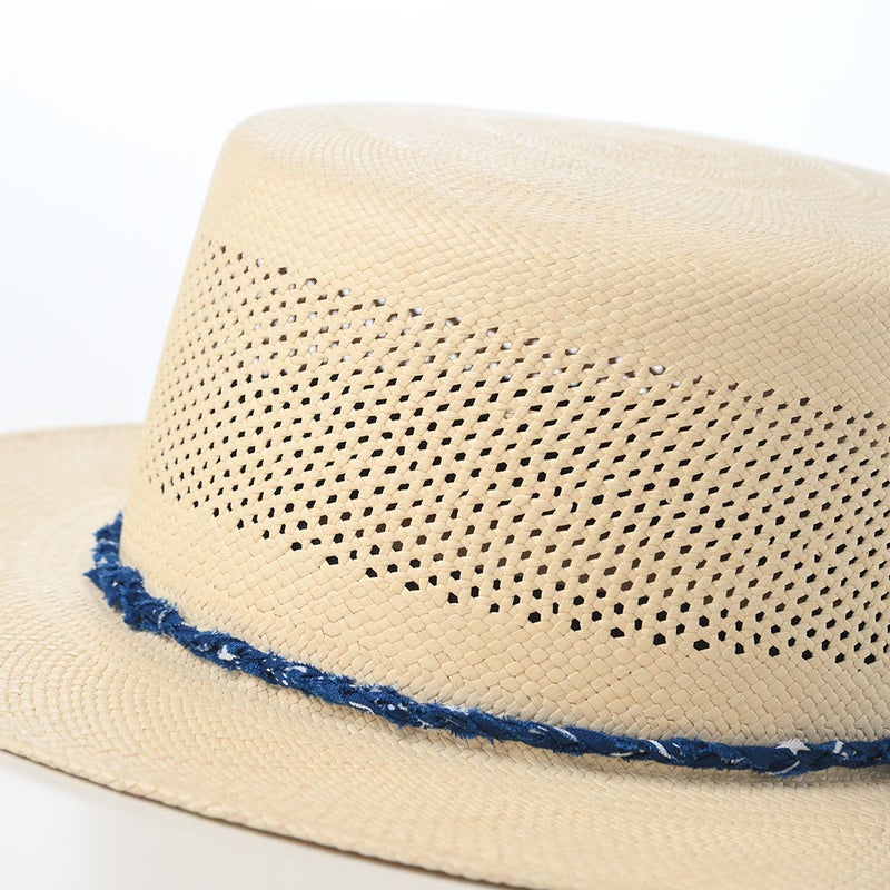 ステットソンのボーターハット VENTED FLAT BANDANA PANAMA（ベンテッド フラット バンダナ パナマ） SE873 ナチュラル