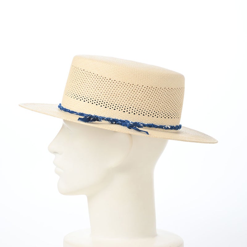 ステットソンのボーターハット VENTED FLAT BANDANA PANAMA（ベンテッド フラット バンダナ パナマ） SE873 ナチュラル