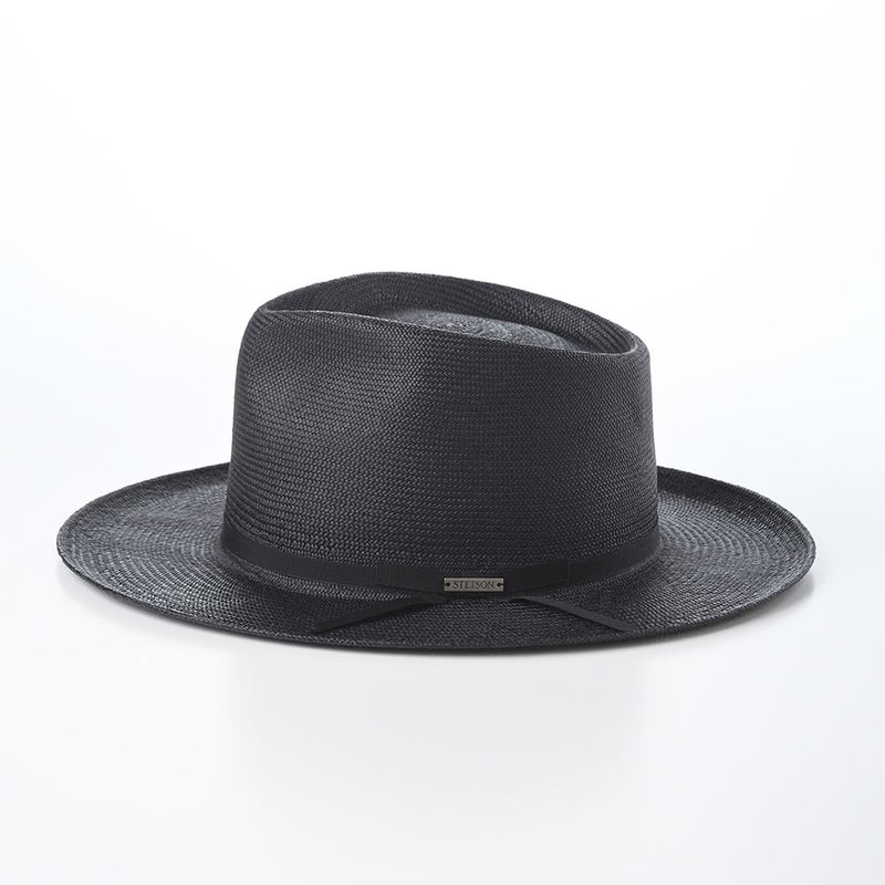 ステットソンのパナマハット FLAT VINTAGE NARROW PANAMA G12（フラット ヴィンテージ ナロー パナマ G12） SE876 ブラック