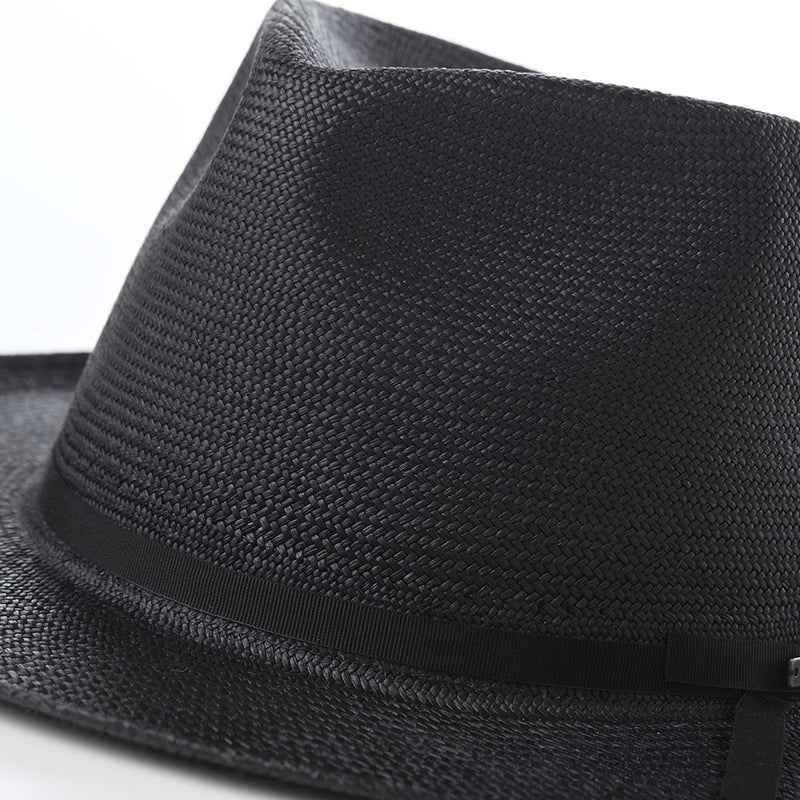 ステットソンのパナマハット FLAT VINTAGE NARROW PANAMA G12（フラット ヴィンテージ ナロー パナマ G12） SE876 ブラック