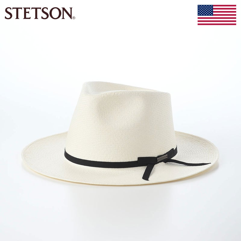 ステットソンのパナマハット FLAT VINTAGE NARROW PANAMA G12（フラット ヴィンテージ ナロー パナマ G12） SE876 オフホワイト