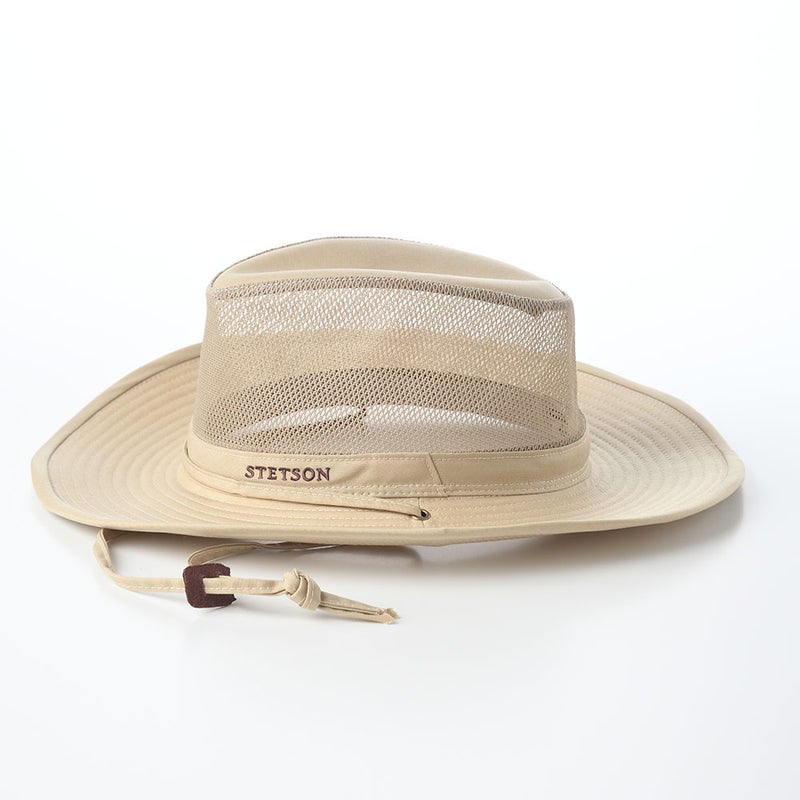 ステットソンのアウトドアハット OUTDOOR AIR LONG BRIM HAT（アウトドア エア ロングブリム ハット） ST316EU ベージュ