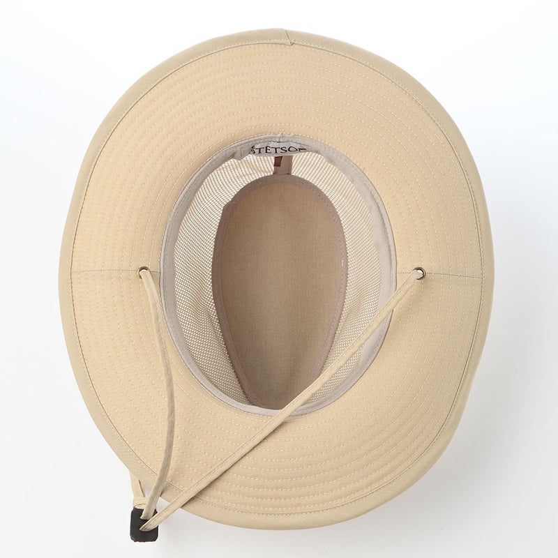 ステットソンのアウトドアハット OUTDOOR AIR LONG BRIM HAT（アウトドア エア ロングブリム ハット） ST316EU ベージュ