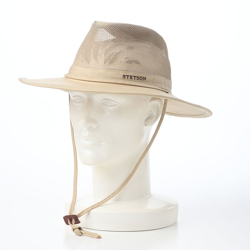 ステットソンのアウトドアハット OUTDOOR AIR LONG BRIM HAT（アウトドア エア ロングブリム ハット） ST316EU ベージュ