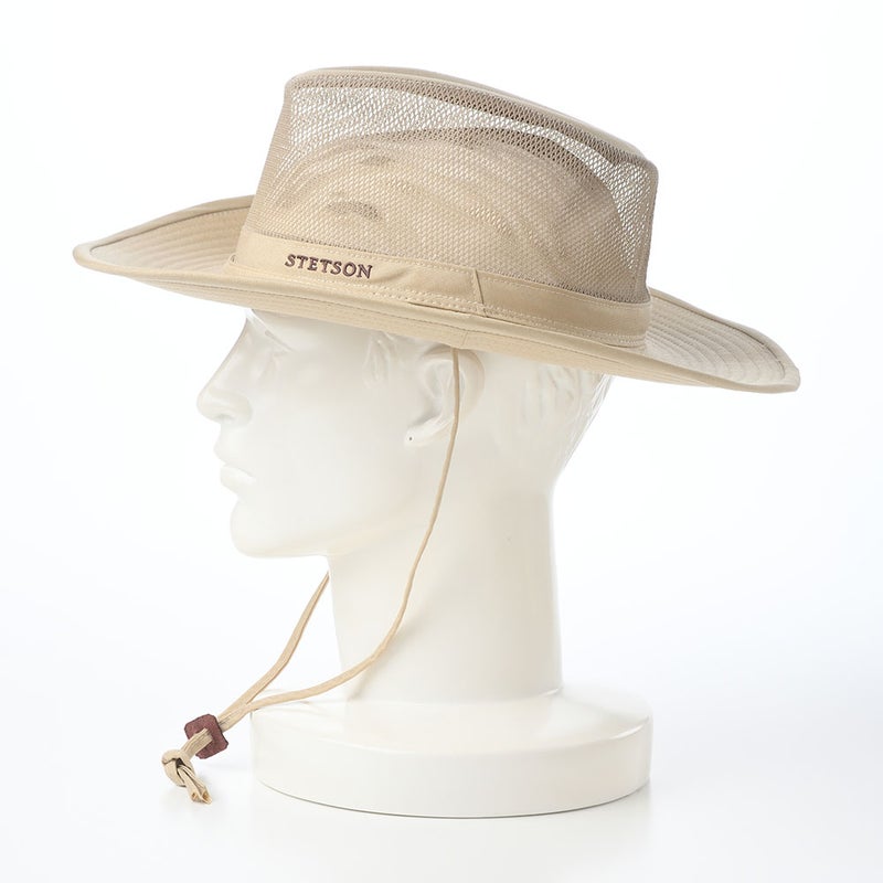 ステットソンのアウトドアハット OUTDOOR AIR LONG BRIM HAT（アウトドア エア ロングブリム ハット） ST316EU ベージュ