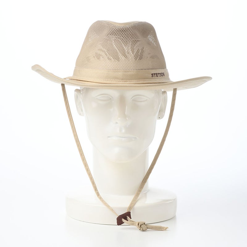 ステットソンのアウトドアハット OUTDOOR AIR LONG BRIM HAT（アウトドア エア ロングブリム ハット） ST316EU ベージュ