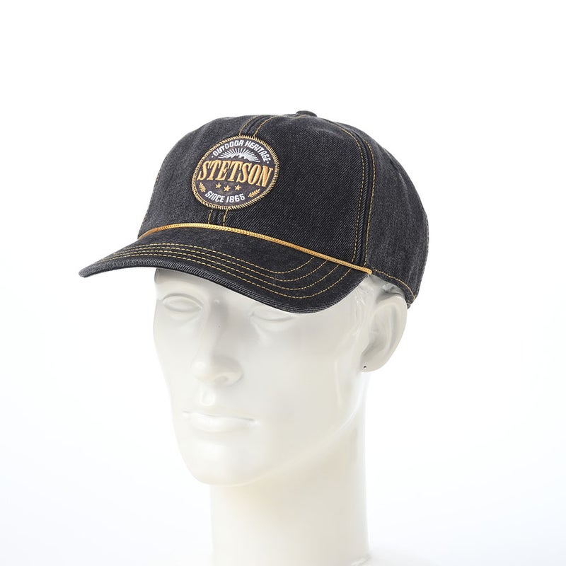 ステットソンのキャップ BASEBALL CAP OUTDOOR HERITAGE（ベースボールキャップ アウトドア ヘリテージ） ST326EU ブラック