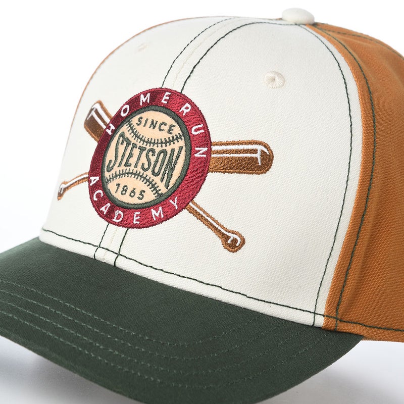 ステットソンのキャップ BASEBALL CAP HOMERUN ACADEMY（ベースボールキャップ ホームランアカデミー） ST327EU グリーン