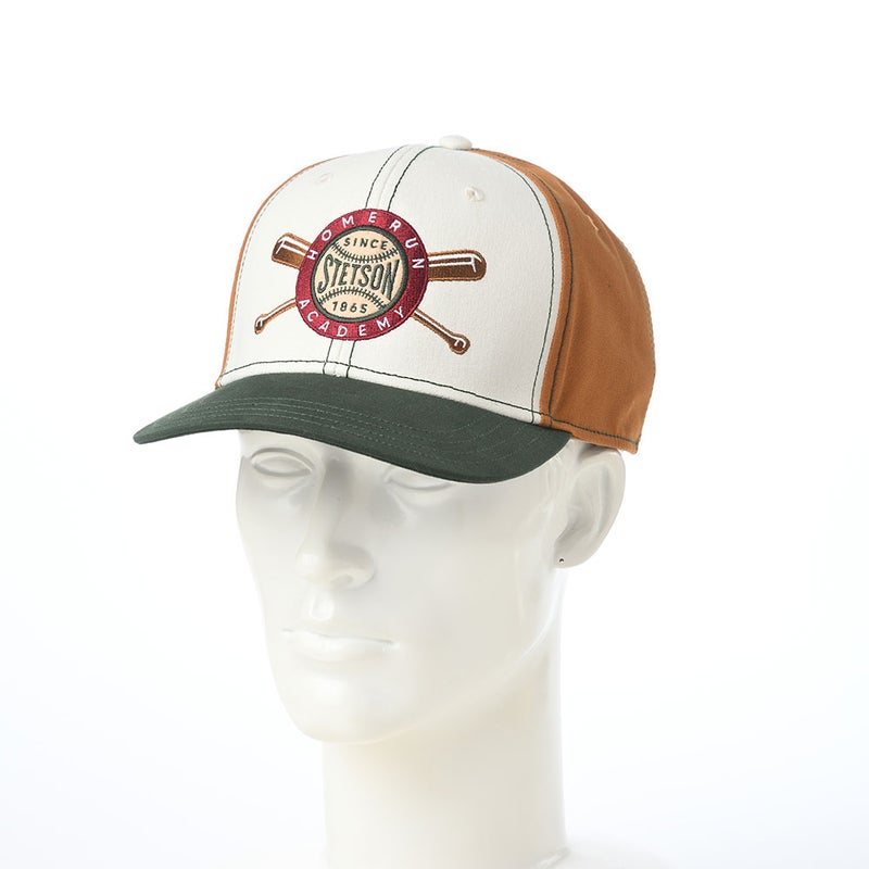 ステットソンのキャップ BASEBALL CAP HOMERUN ACADEMY（ベースボールキャップ ホームランアカデミー） ST327EU グリーン