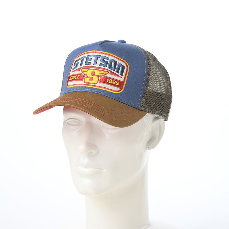 ステットソンのキャップ TRUCKER CAP S WING（トラッカーキャップ S ウィング） ST329EU カーキ