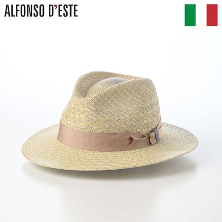 アルフォンソ・デステのパナマハット Mix Panama Hat（ミックス パナマハット） ライトグリーン