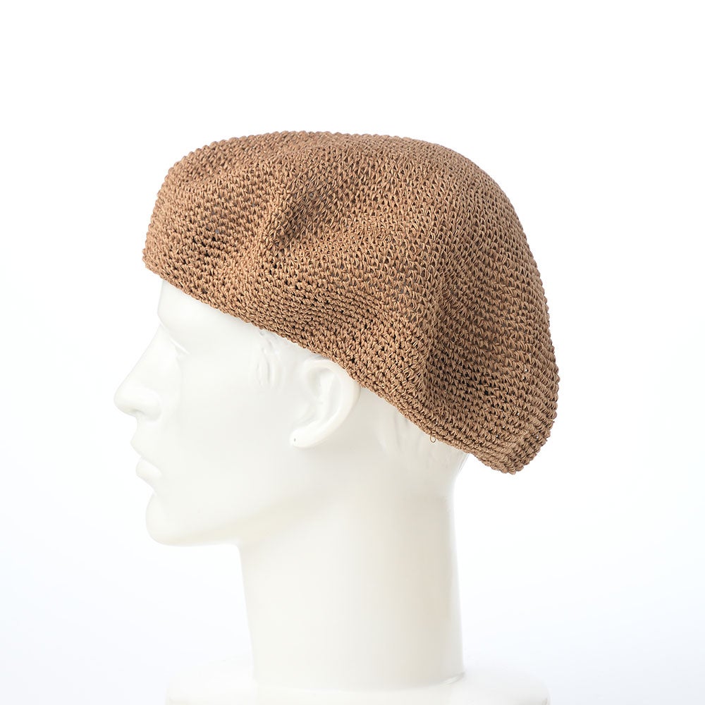 ノル ベレー帽 Cotton gima beret（コットンギマ ベレー） ナチュラル