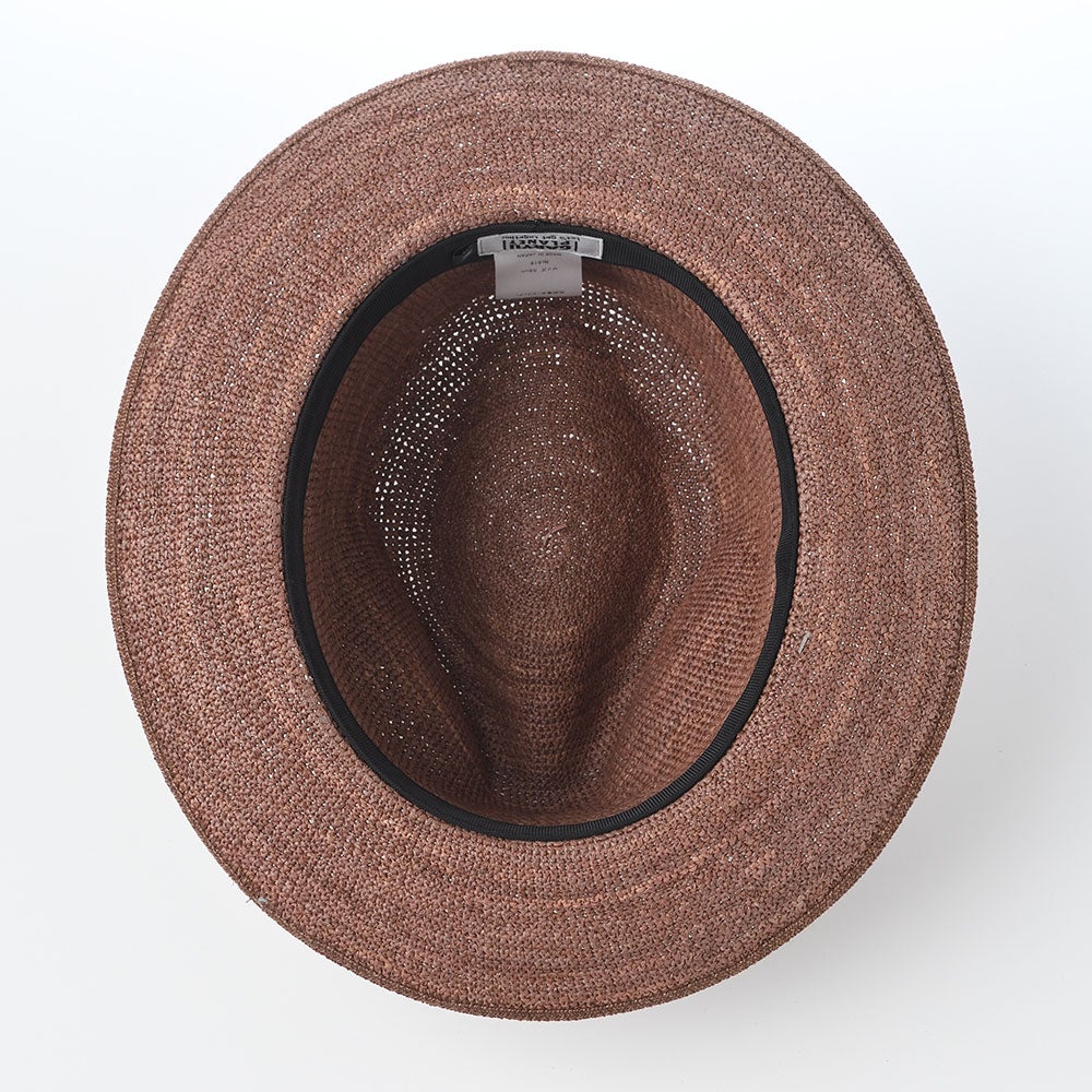 Crushable Raffia Hat（クラッシャブル ラフィアハット）819 ブラウン