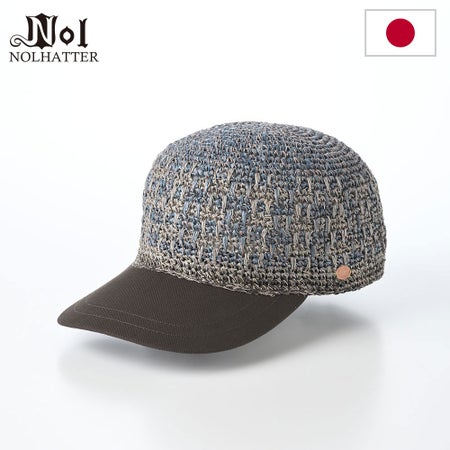 ノルのキャップ Linen cap（リネン キャップ） ブルー