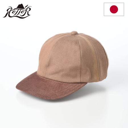 レッターのキャップ Color Denim Cap（カラーデニム キャップ） ブラウン