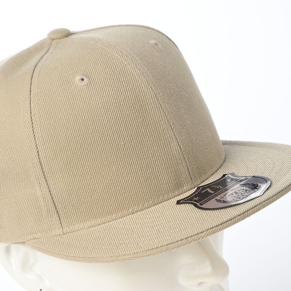 Fitted Flat Brim Cap（フィティド フラット ブリム キャップ） カーキ