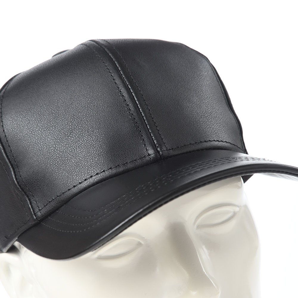 KB Leather Cap（KB レザー キャップ） ブラック | 帽子通販 時谷堂百貨