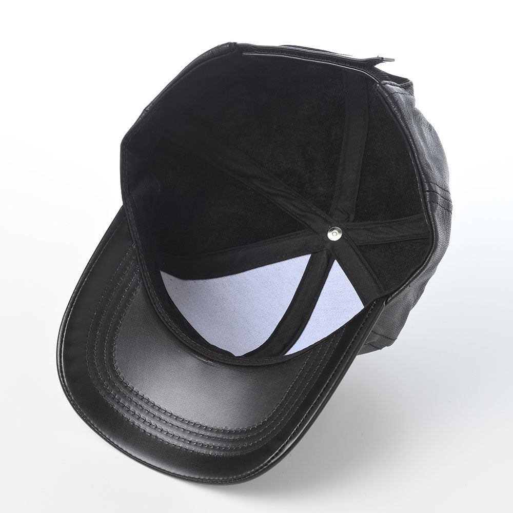 KB Leather Cap（KB レザー キャップ） ブラック | 帽子通販 時谷堂百貨