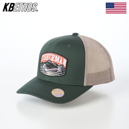 ケービーエトスのキャップ Fisherman Mesh Cap（フィッシャーマン メッシュキャップ） カーキ
