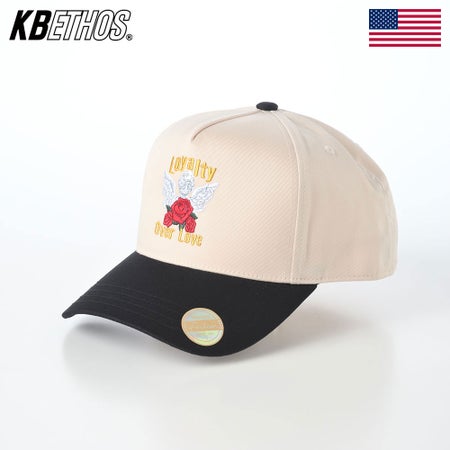 ケービーエトスのキャップ Loyalty Over Love Cap（ロイヤルティ オーバー ラブ キャップ） ナチュラル