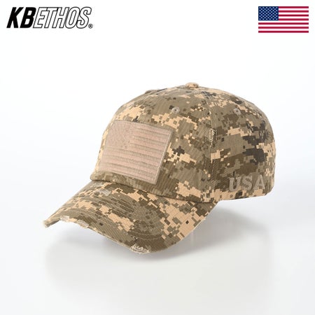 ケービーエトスのキャップ Flag Tactical Vintage Cap（フラッグ タクティカル ヴィンテージキャップ） オリーブ