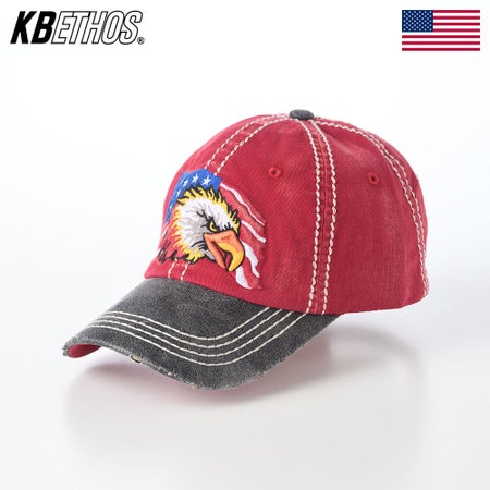 ケービーエトスのキャップ American Eagle Vintage Cap（アメリカン イーグル ヴィンテージキャップ） レッド