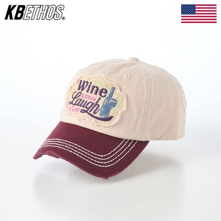 ケービーエトスのキャップ WL Vintage Cap（WL ヴィンテージキャップ） レッド