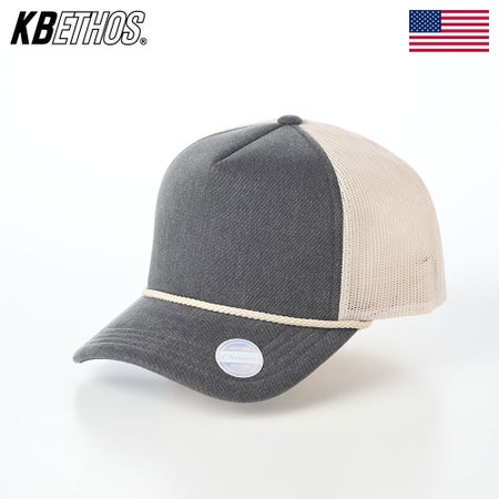 ケービーエトスのキャップ Pigment Foam Trucker golf cap（ピグメント フォーム トラッカー ゴルフキャップ） グレー
