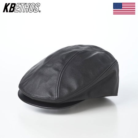 ケービーエトスのハンチング KB Leather Hunting（KB レザー ハンチング） ブラック